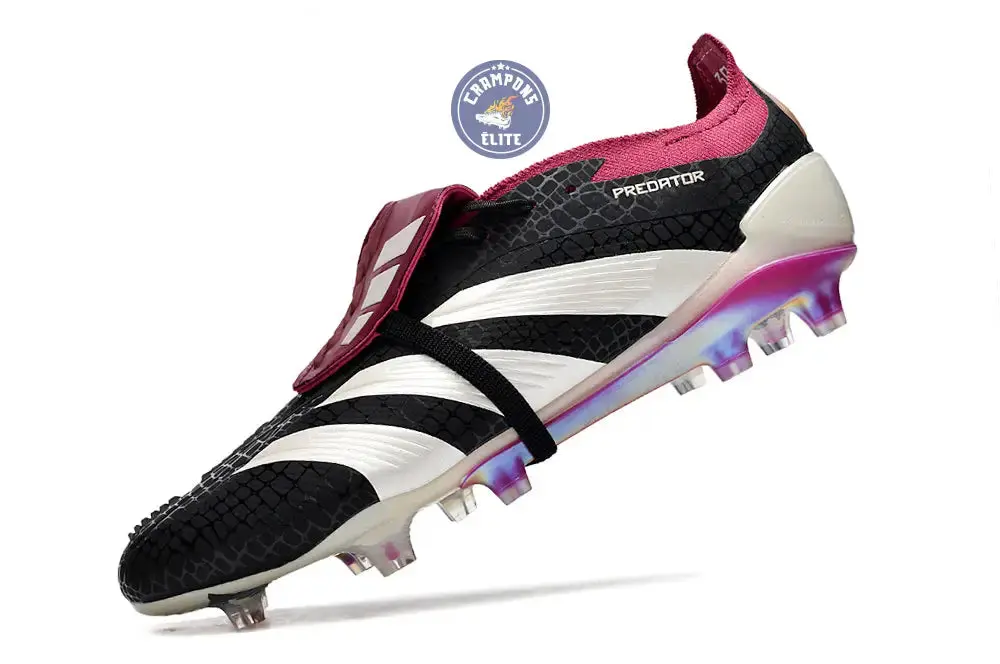 Predator 30 Elite Foldover Tongue FG '30th Anniversary' - Noir/Bordeaux/Blanc - Image 5