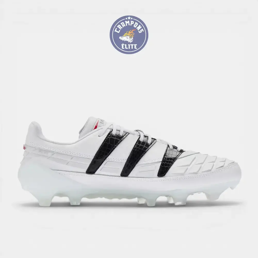 Adidas Predator 94 Reverse FG - Blanc/Noir/Rouge - Image 3