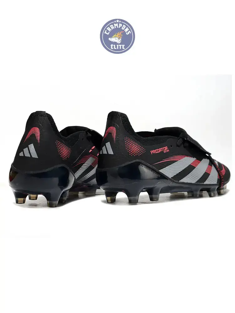 Predator Elite Fold-over Tongue AG Stealth Victory - Noir/Gris/Lucid Red - Image 6