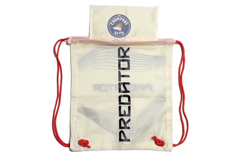 Predator 25 Elite Fold-over Tongue FG Champagne - Blanc/Noir/Pure Ruby - Image 3