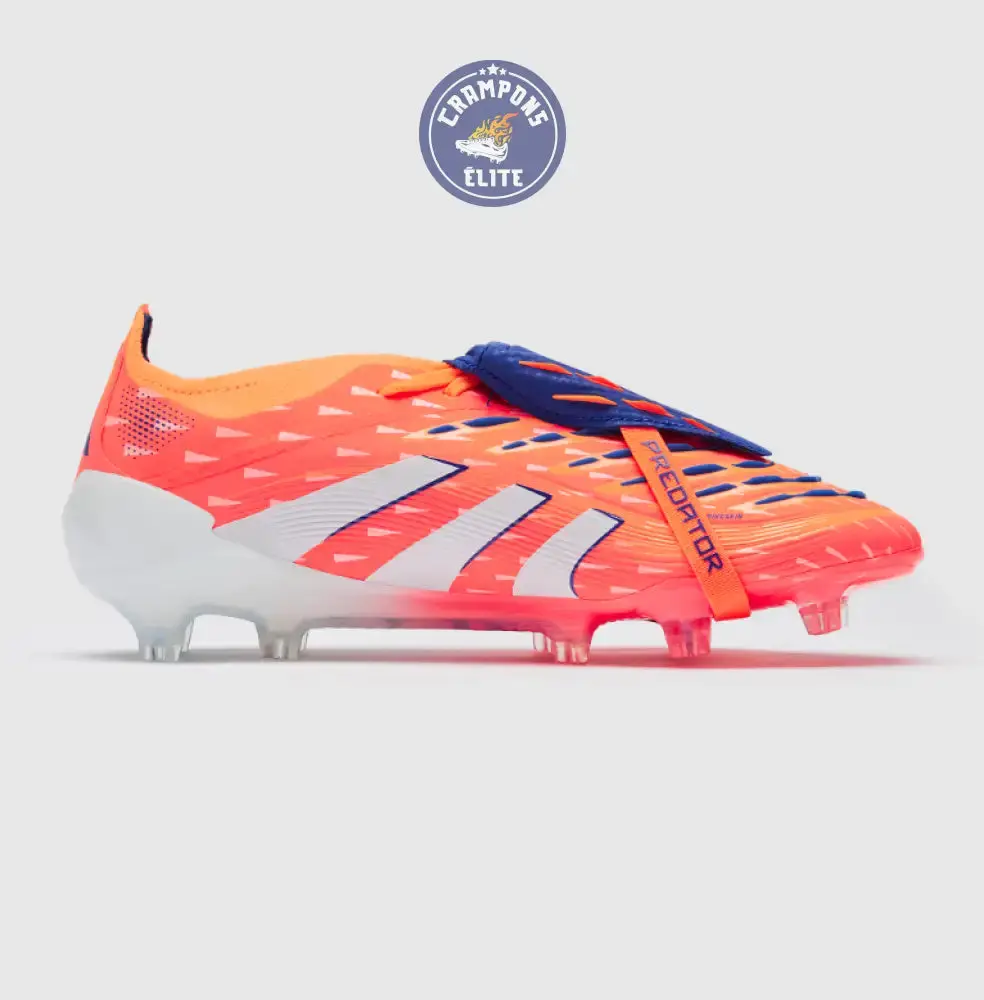 Adidas Predator Elite Fold-over Tongue FG Coral Blaze - Coral/Blanc/Orange - Image 4