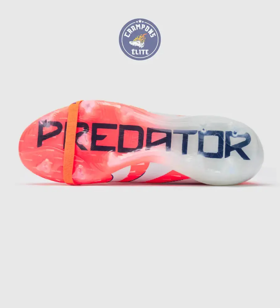 Adidas Predator Elite Fold-over Tongue FG Coral Blaze - Coral/Blanc/Orange - Image 5