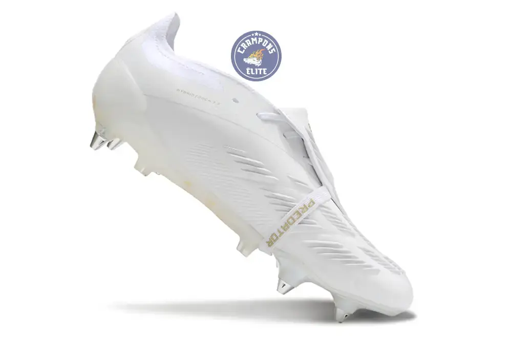 Predator Elite Fold-over Tongue SG Day Spark - Blanc/Doré/Blanc - Image 3