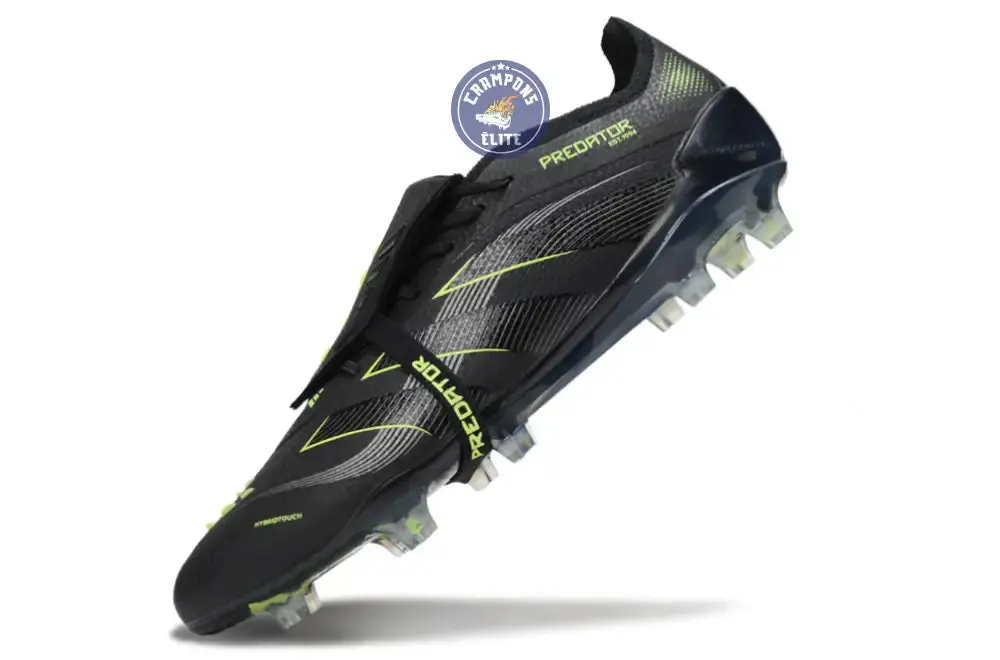 Predator Elite Fold-over Tongue FG - Electric Stealth - Noir/Vert Fluo - Image 4