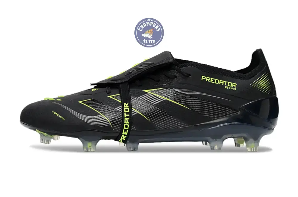 Predator Elite Fold-over Tongue FG - Electric Stealth - Noir/Vert Fluo - Image 6