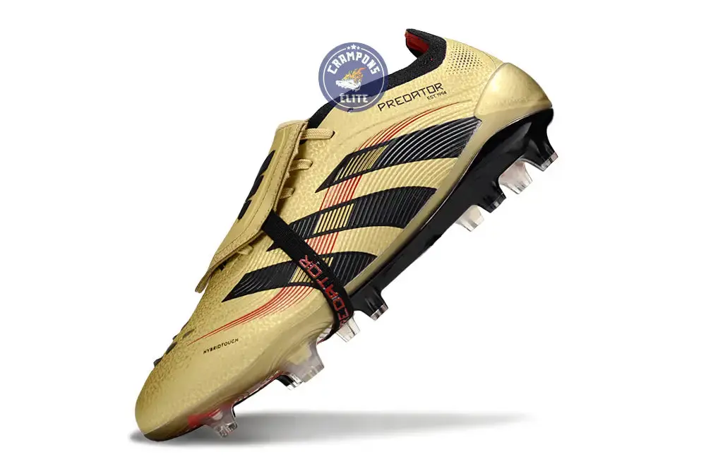 Predator Elite Fold-over Tongue FG - OR/Noir/Rouge - Image 6