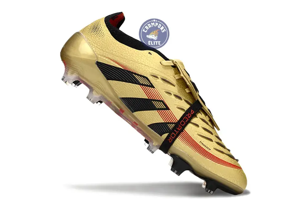 Predator Elite Fold-over Tongue FG - OR/Noir/Rouge - Image 7
