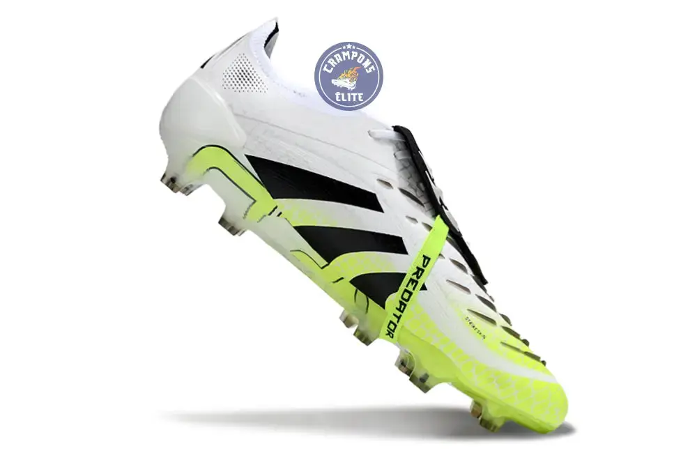 Predator Elite Fold-over Tongue FG Radiant Blaze - Blanc/Noir/Vert - Image 5