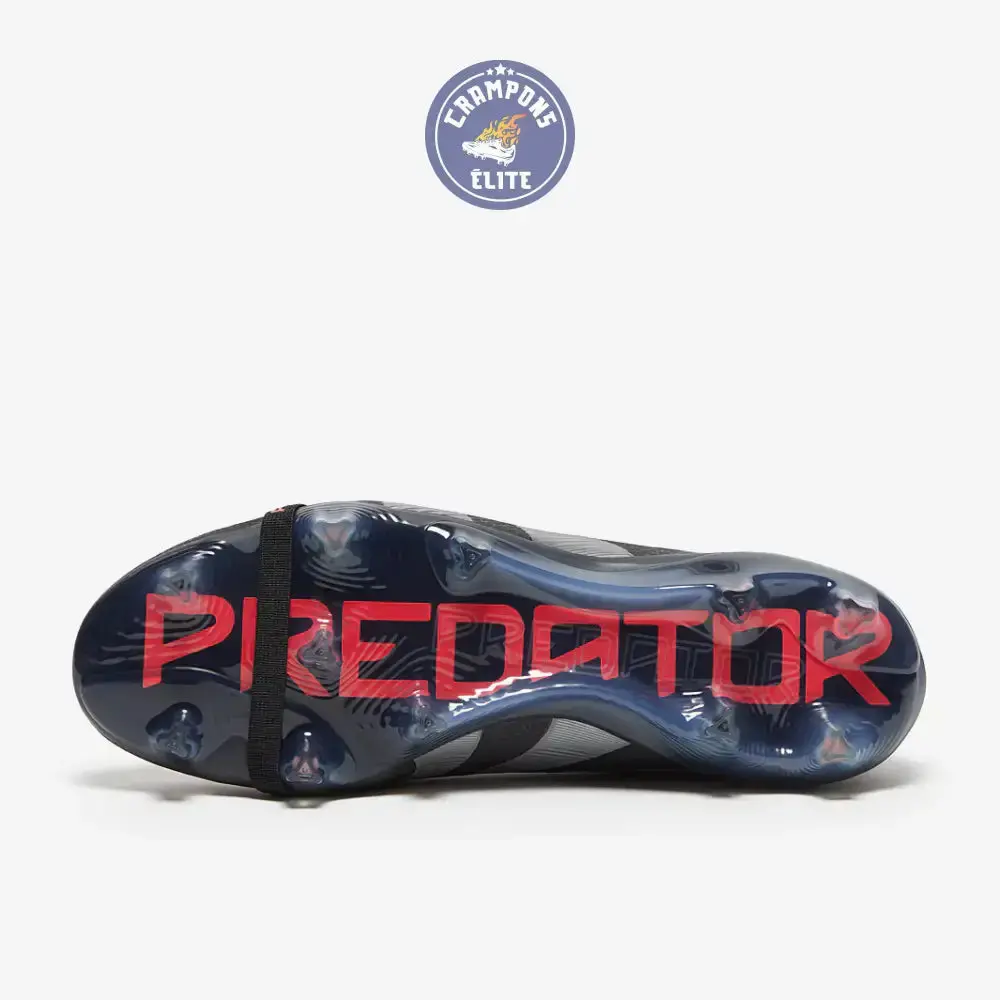 Predator 25 Elite Fold-over Tongue FG Stealth Victory - Noir/Gris/Lucid Red - Image 5