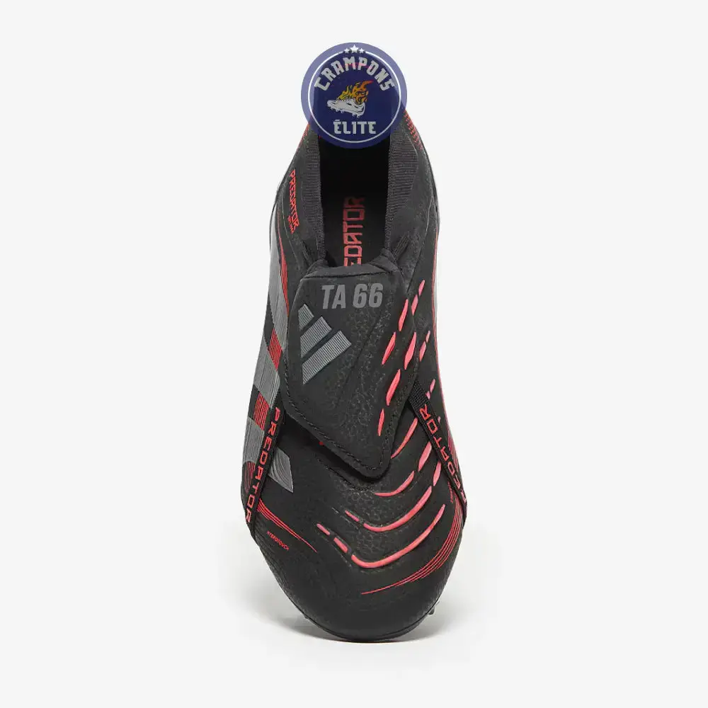 Predator 25 Elite Fold-over Tongue FG Stealth Victory - Noir/Gris/Lucid Red - Image 7