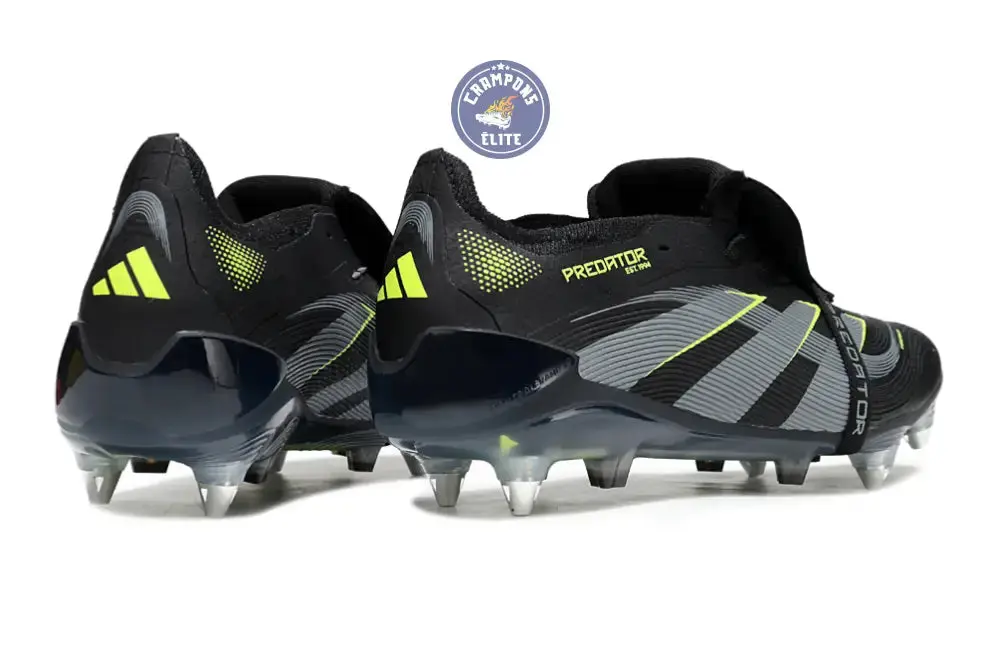 Predator Elite Fold-over Tongue SG - Electric Stealth - Noir/Vert Fluo SG - Image 3