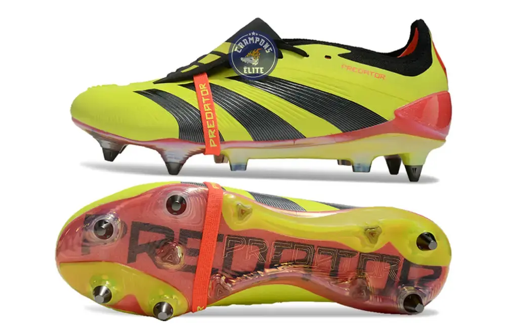 Predator Elite Fold-over Tongue SG Energy Citrus - Jaune/Noir/Rouge