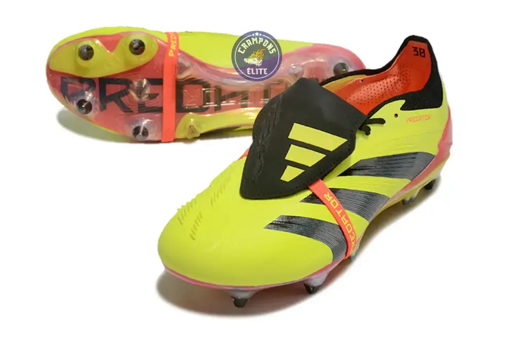 Predator Elite Fold-over Tongue SG Energy Citrus - Jaune/Noir/Rouge - Image 2