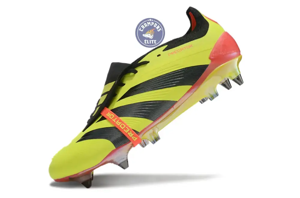 Predator Elite Fold-over Tongue SG Energy Citrus - Jaune/Noir/Rouge - Image 4