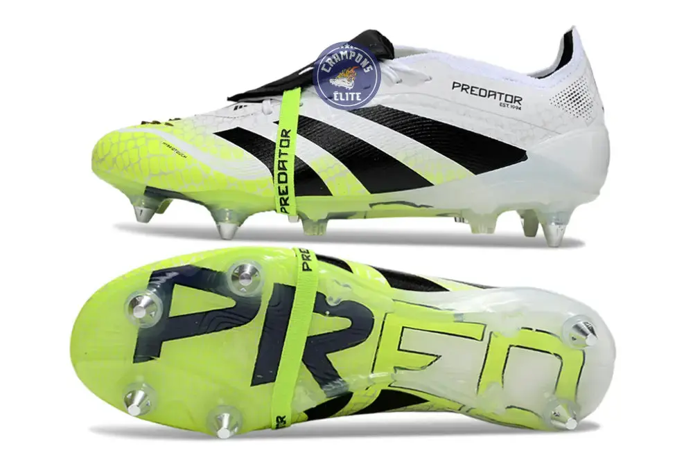 Predator Elite Fold-over Tongue SG - Radiant Blaze - Blanc/Noir/Fluo SG - Image 6