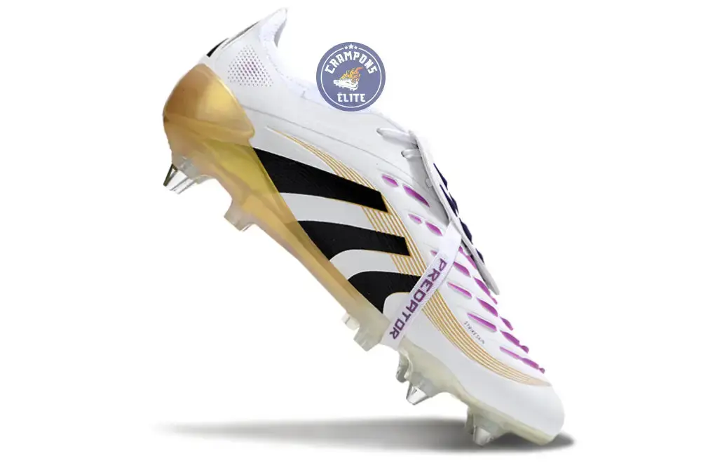 Predator Elite Fold-over Tongue SG Road to Glory - Blanc/Noir/Doré - Image 3