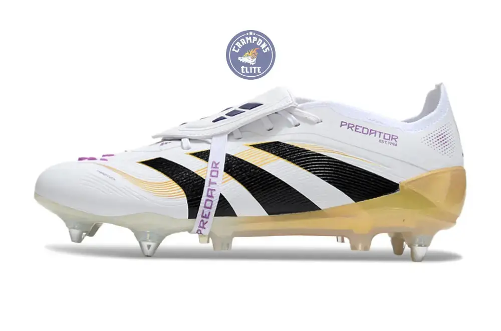 Predator Elite Fold-over Tongue SG Road to Glory - Blanc/Noir/Doré - Image 5