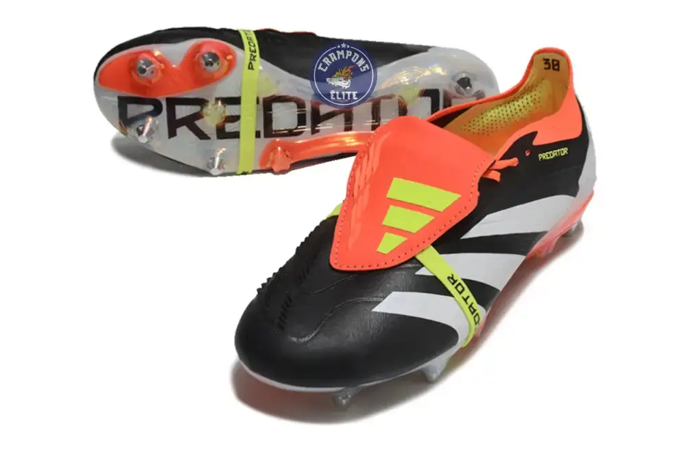 Predator Elite Fold-over Tongue SG Solar Energy - Noir/Blanc/Rouge - Image 2