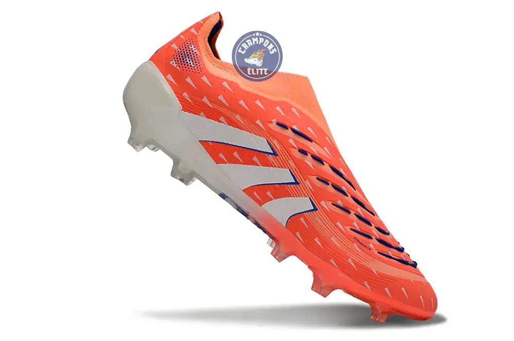 PREDATOR ELITE LACELESS FG CORAL BLAZE - CORAL/BLANC/BEAM ORANGE - Image 5