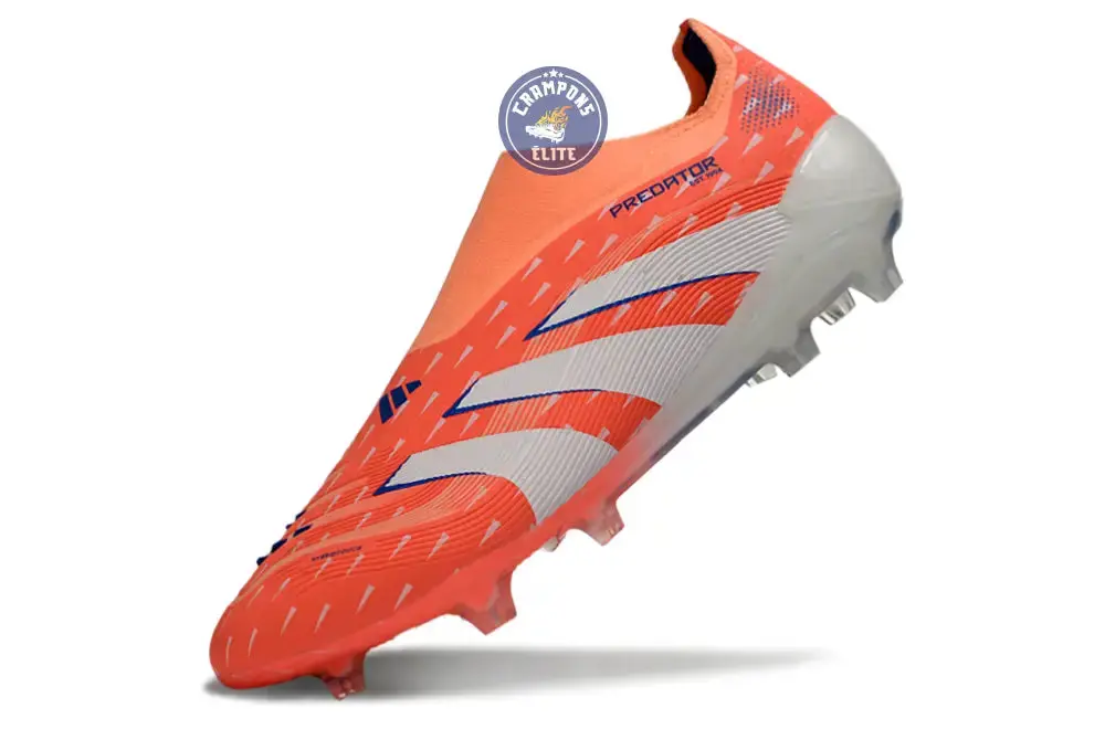 PREDATOR ELITE LACELESS FG CORAL BLAZE - CORAL/BLANC/BEAM ORANGE - Image 6