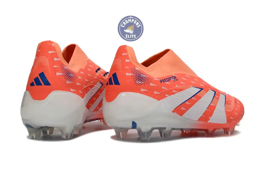 PREDATOR ELITE LACELESS FG CORAL BLAZE - CORAL/BLANC/BEAM ORANGE - Image 7