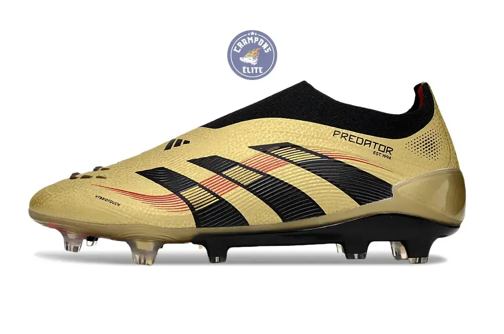 Predator Elite Laceless FG - Or/Noir/Rouge - Image 5