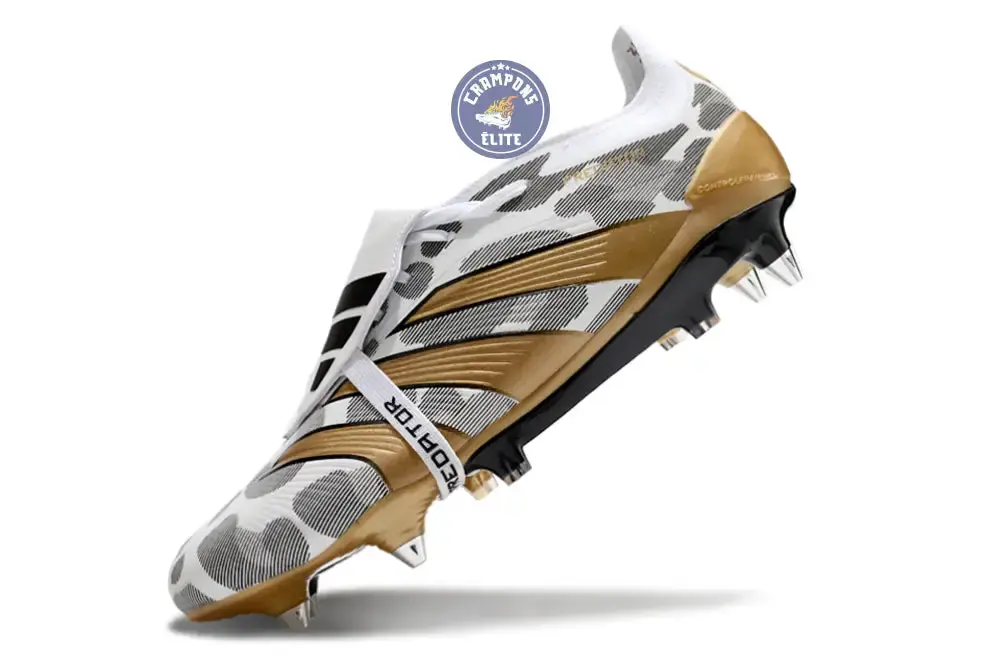 Predator Elite SG - Blanc/Doré/Gris/Noir - Image 4