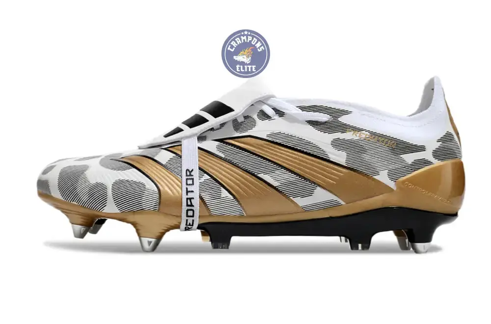 Predator Elite SG - Blanc/Doré/Gris/Noir - Image 5