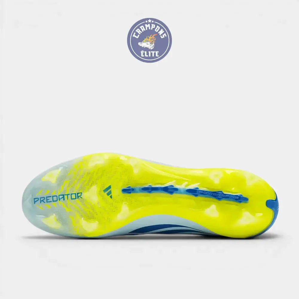 Adidas Predator Lacets FG - Ciel Cristal/Bleu Ray/Jaune Solaire - Image 5
