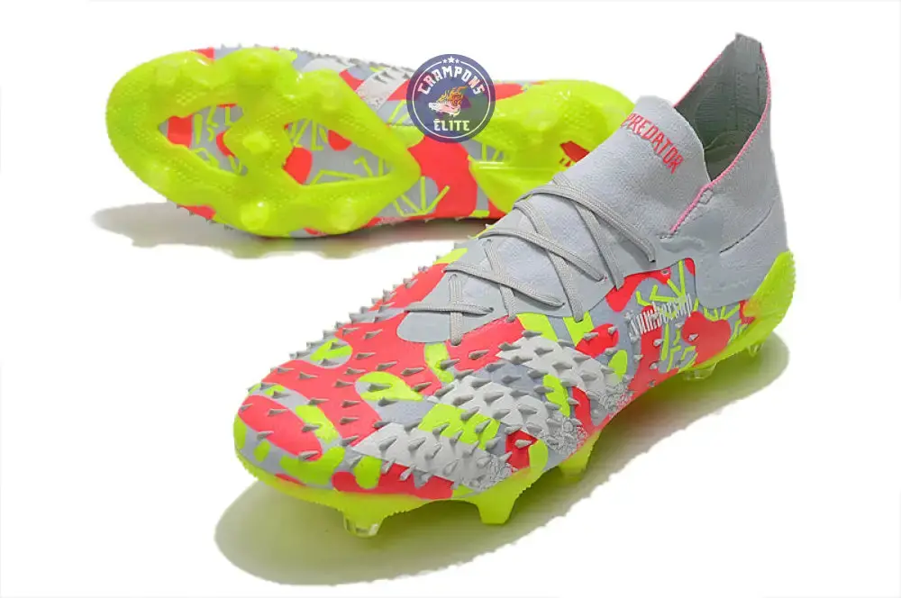 Predator Freak .1 FG - Blanc/Rouge/Jaune Fluo - Image 2