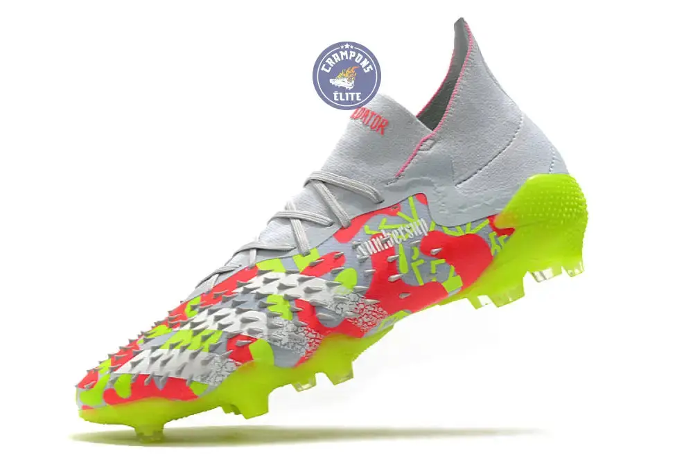 Predator Freak .1 FG - Blanc/Rouge/Jaune Fluo - Image 4