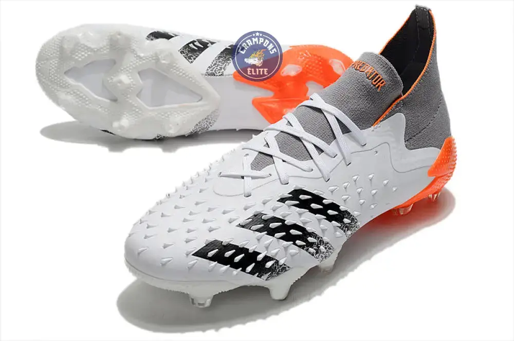 Predator Freak .1 FG - Blanc/Gris/Orange - Image 2