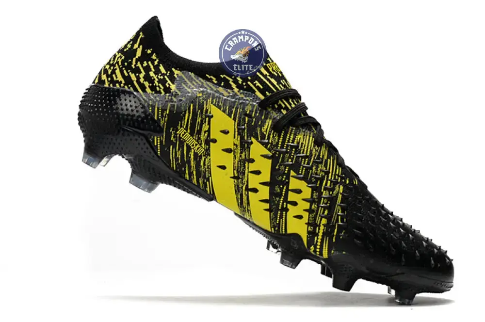 Predator Freak Basse Lacets FG - Noir/Jaune - Image 3
