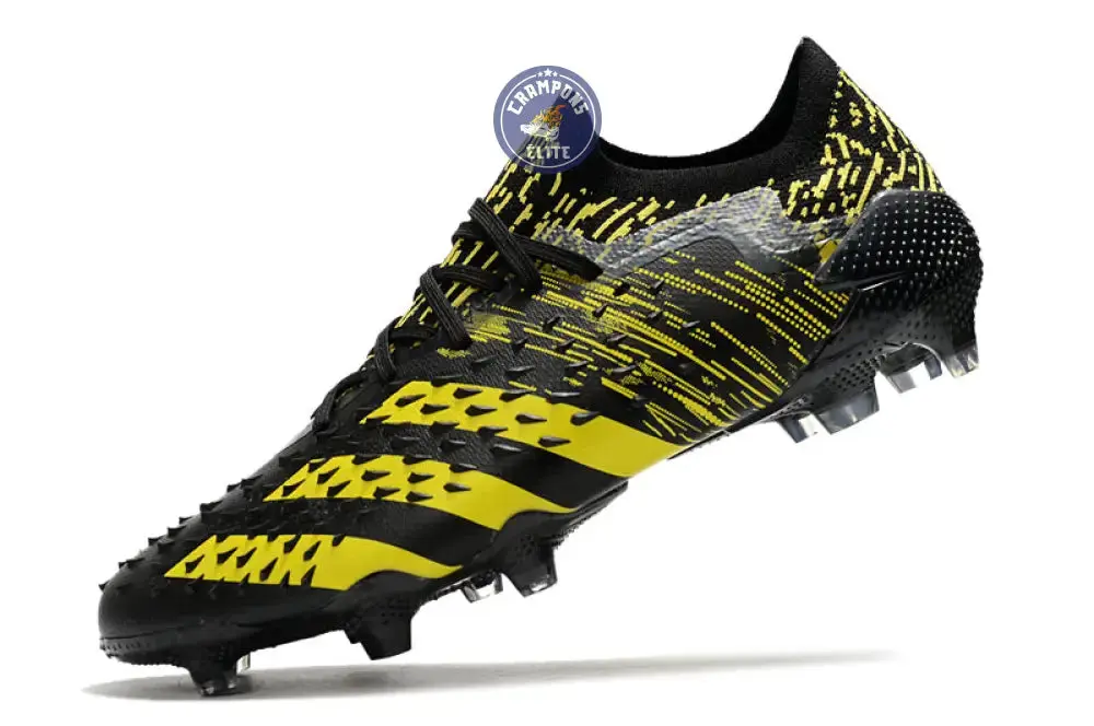 Predator Freak Basse Lacets FG - Noir/Jaune - Image 4