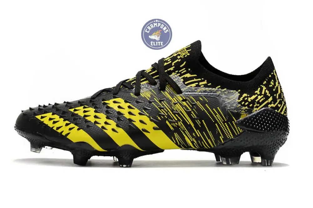 Predator Freak Basse Lacets FG - Noir/Jaune - Image 5
