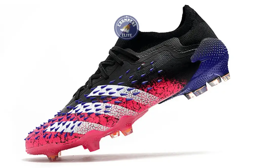 Predator Freak Basse Lacets FG Superspectral - Noir/Blanc/Rose - Image 4