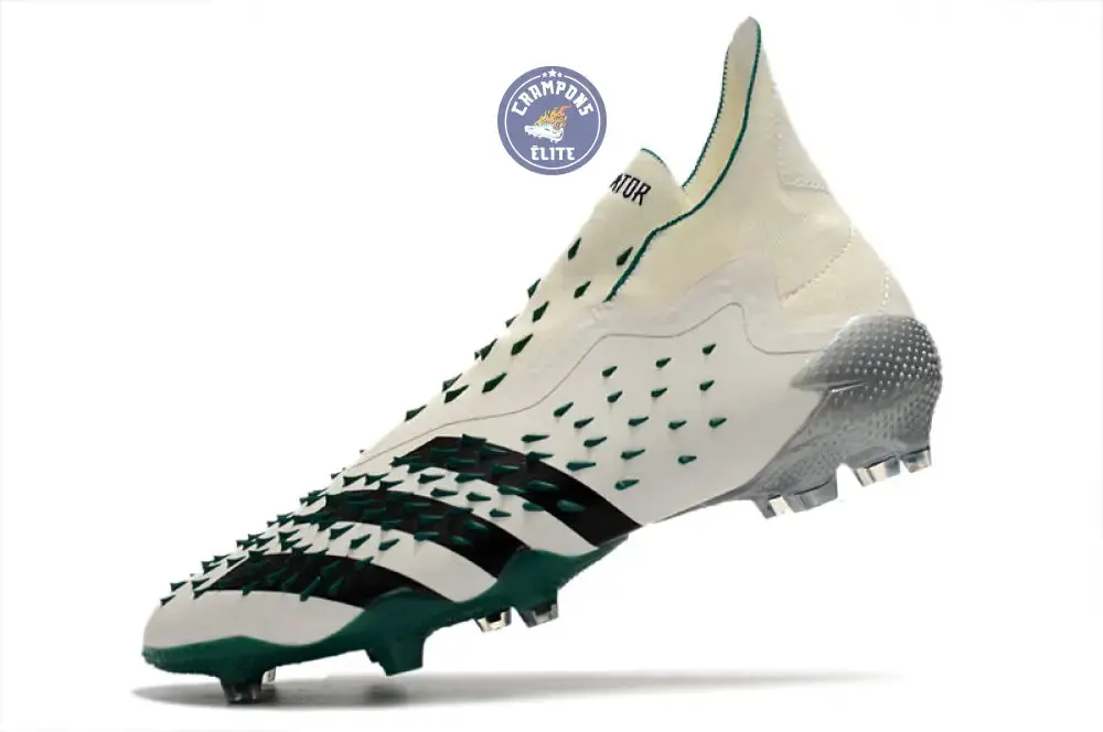 Predator Freak Laceless FG Equipment - Blanc/Noir/Vert ÉDITION LIMITÉE - Image 4