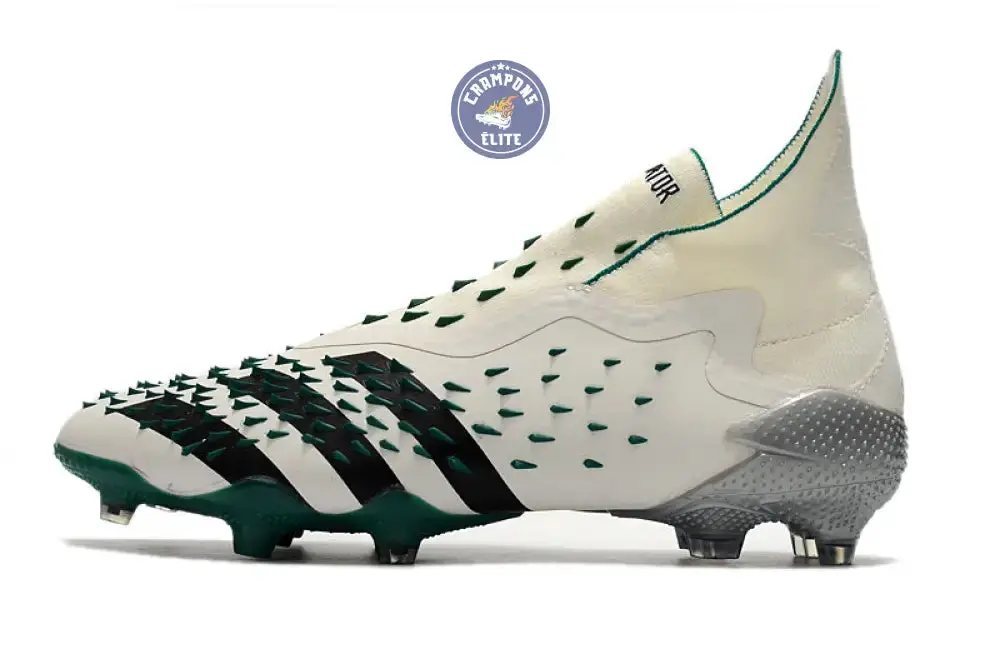 Predator Freak Laceless FG Equipment - Blanc/Noir/Vert ÉDITION LIMITÉE - Image 5