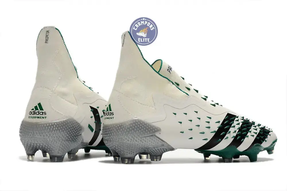 Predator Freak Laceless FG Equipment - Blanc/Noir/Vert ÉDITION LIMITÉE - Image 6