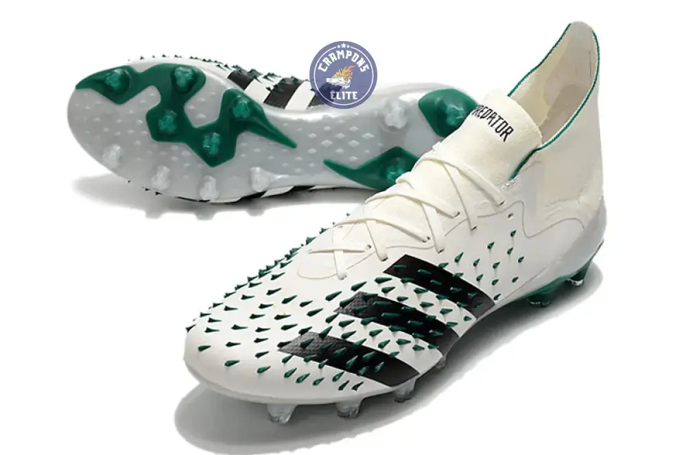 Predator Freak Lacets FG Equipment - Blanc/Noir/Vert ÉDITION LIMITÉE (Copie) - Image 2