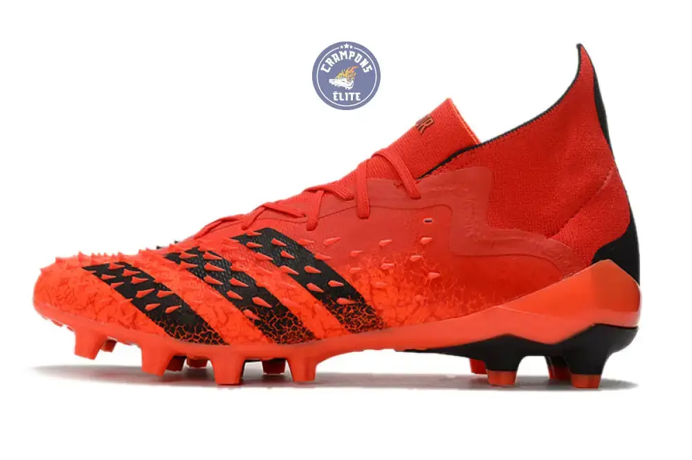 Predator Freak Lacets FG Meteorite - Rouge/Noir/Rouge - Image 5