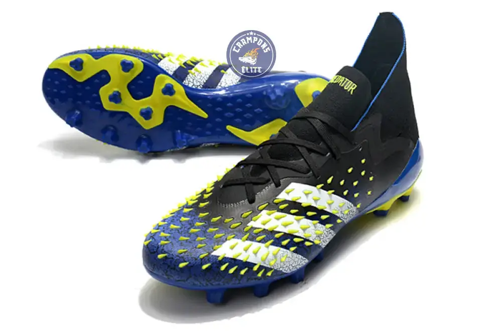 Predator Freak Lacets FG Superlative - Noir/Blanc/Jaune - Image 2
