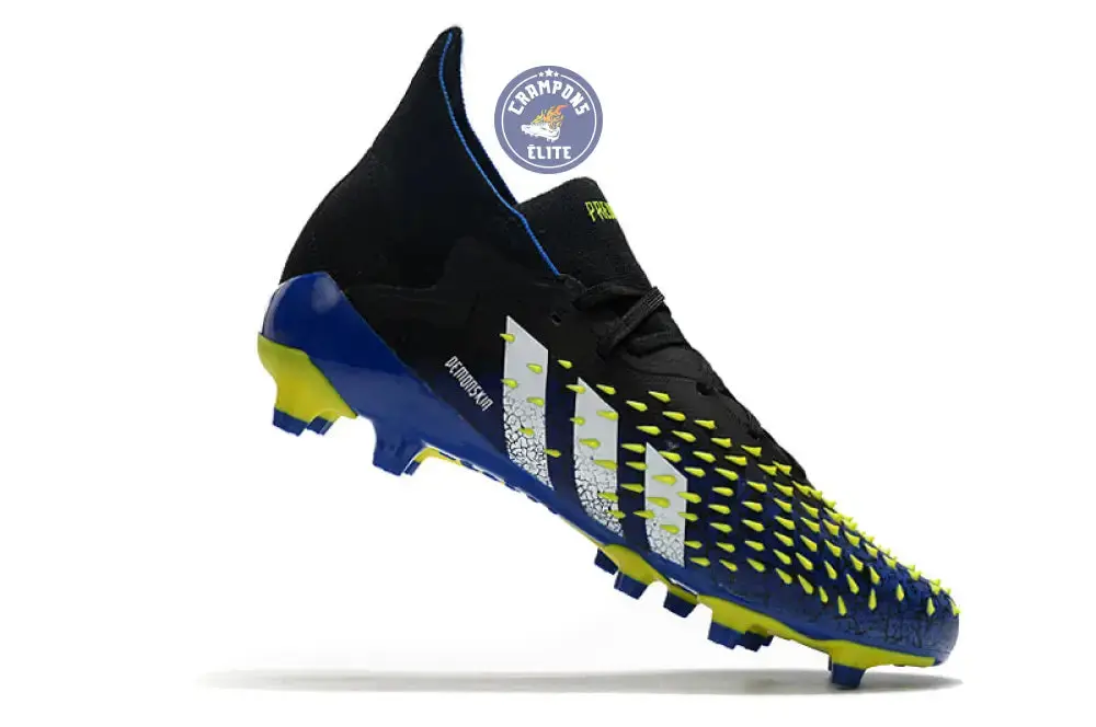 Predator Freak Lacets FG Superlative - Noir/Blanc/Jaune - Image 3
