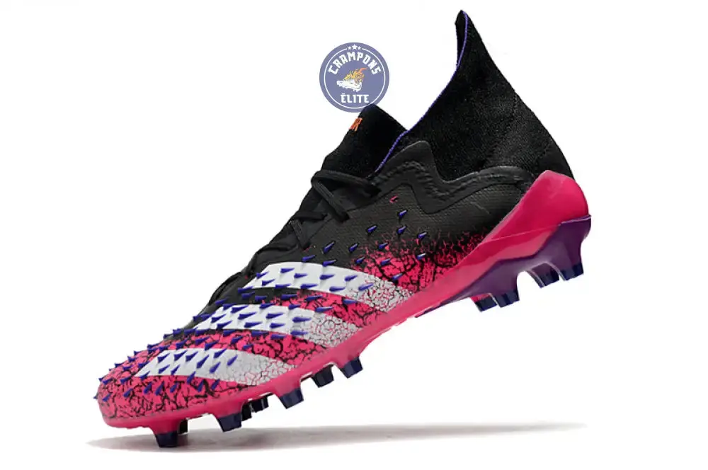 Predator Freak Lacets FG Superspectral - Noir/Blanc/Rose - Image 4