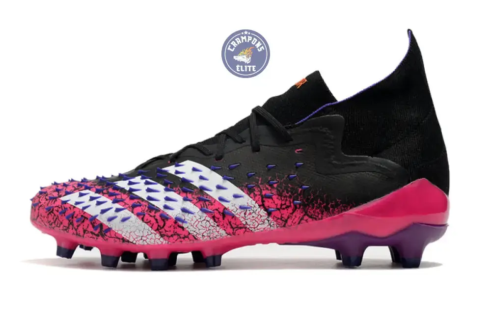 Predator Freak Lacets FG Superspectral - Noir/Blanc/Rose - Image 5