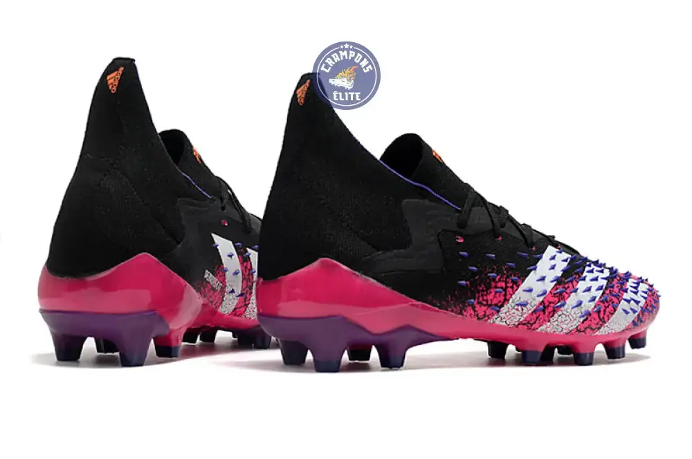 Predator Freak Lacets FG Superspectral - Noir/Blanc/Rose - Image 6