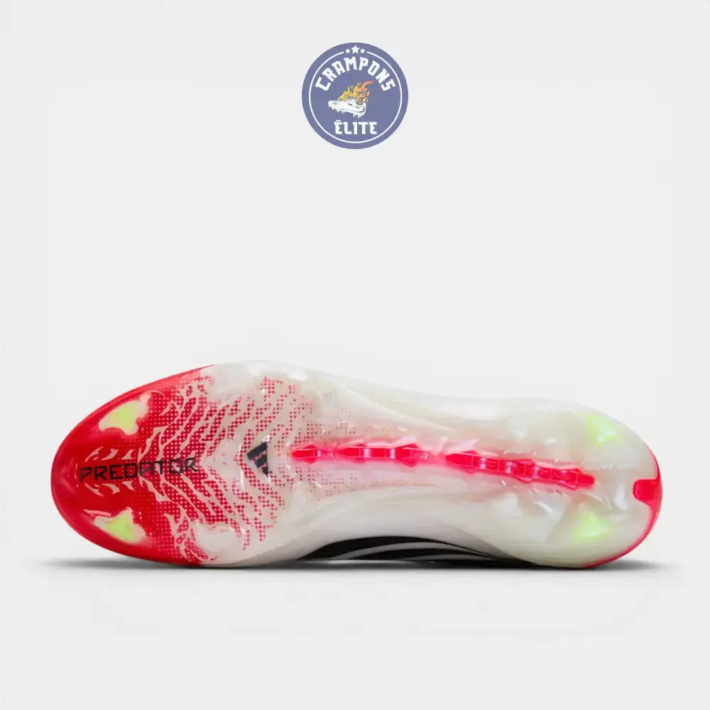 Adidas Predator 26 Laceless FG Born for Goals - Rouge/Noir/Blanc - Image 5