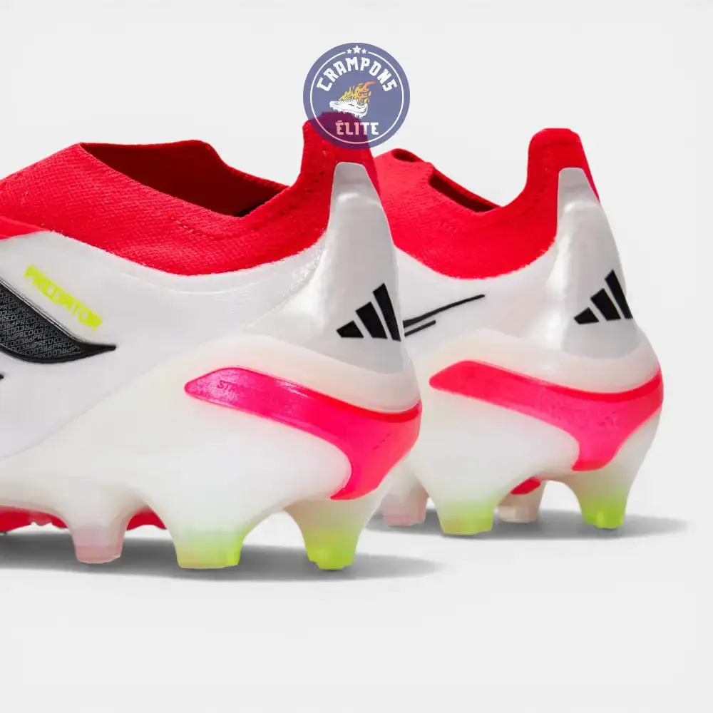 Adidas Predator 26 Laceless FG Born for Goals - Rouge/Noir/Blanc - Image 6