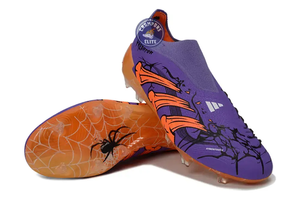 Predator 25 Laceless FG Spéciale Halloween - Violet/Orange/Noir - Image 2