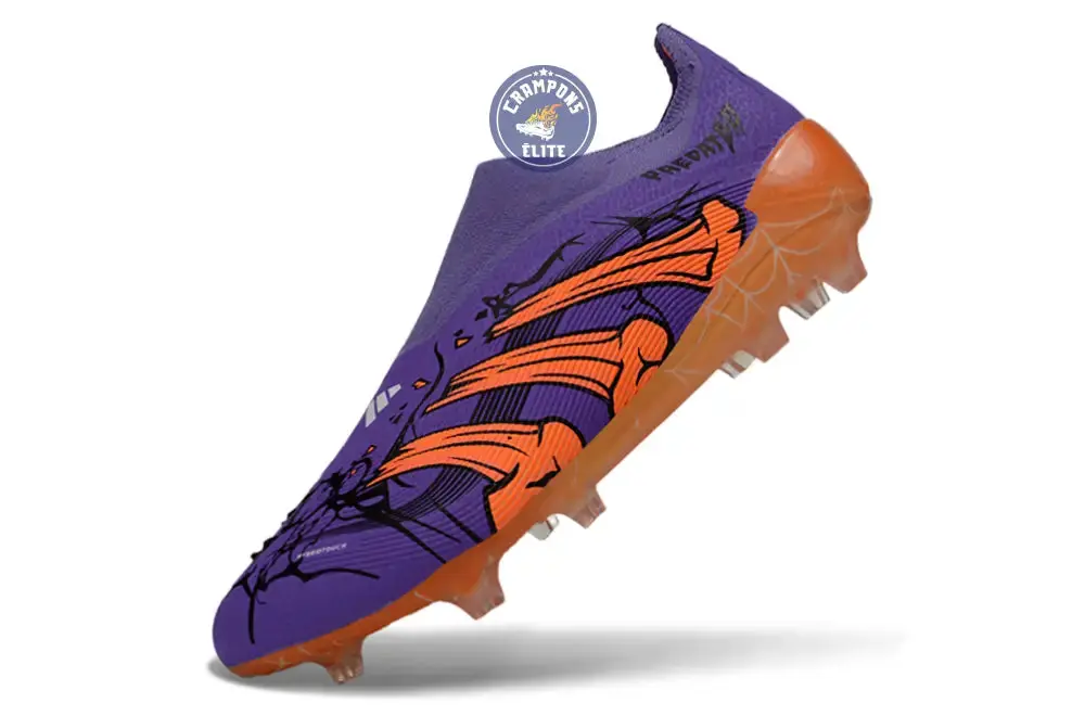 Predator 25 Laceless FG Spéciale Halloween - Violet/Orange/Noir - Image 4